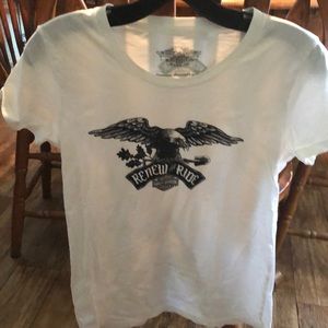 Harley Davidson baby tee, size medium.